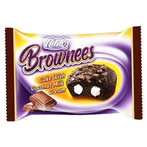 کیک براونس نارگیلی نیلی تو 24ع 10ف