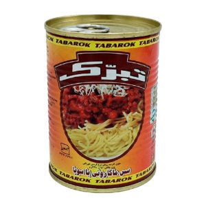 کنسرو مایه ماکارونی تبرک