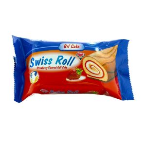 کیک رولتی موزی- توت فرنگی شیرین وطن 15ع 15ف