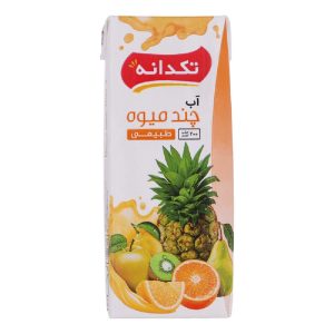 ابمیوه 200 تکدانه چندمیوه 36ع 23ف