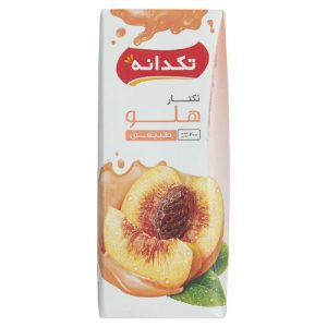 ابمیوه 200 تکدانه هلو  36 ع 23ف