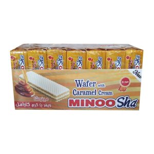 ویفر کارملا وانیلی 20 گرم مینو 24ع3ف