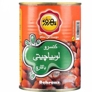 کنسرو قارچ لوبیا  بیژن
