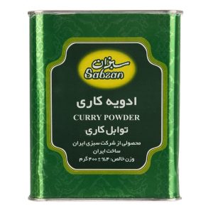 ادویه کاری قوطی سبزان400گ153500ف