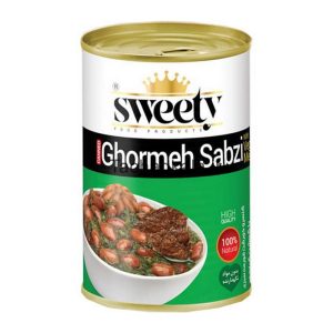 کنسرو قورمه سبزی 370گ سوییتی 12ع