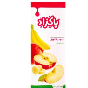 ابمیوه 200 پاکزاد سیب موز 32ع 12ف