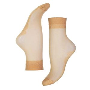 جوراب زنانه رنگ پا 6عددی