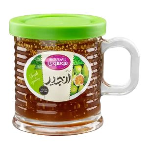 مربا موسوی انجیر شیشه دسته دار 245گ 54500ف