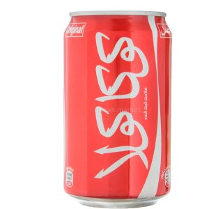 نوشابه قوطی کوکا مشکی