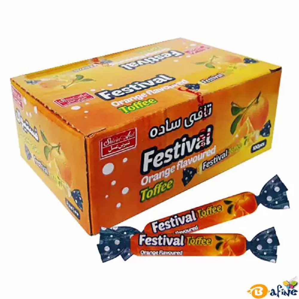 قیمت-و-خرید-تافی-مدادی-فستیوال-شیرین-عسل-طعم-پرتقال